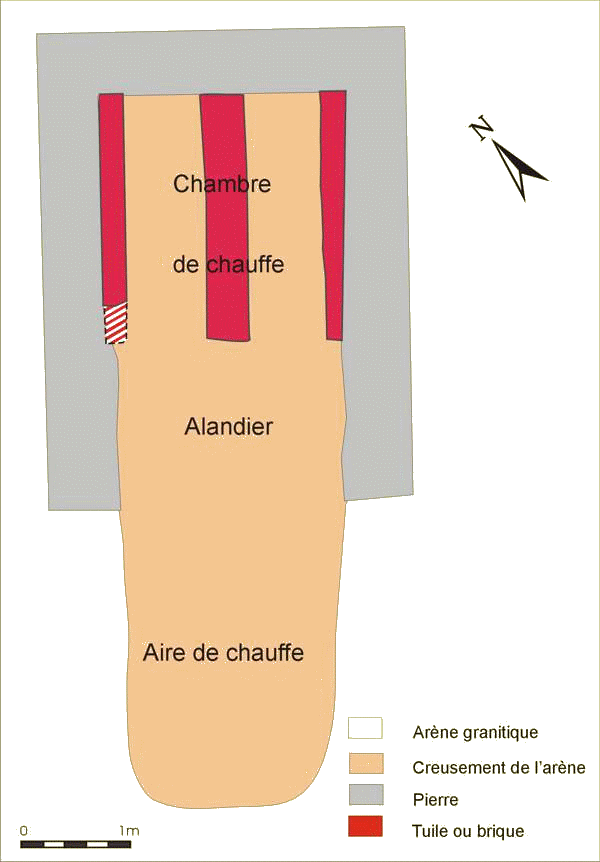 Plan d'ensemble du four