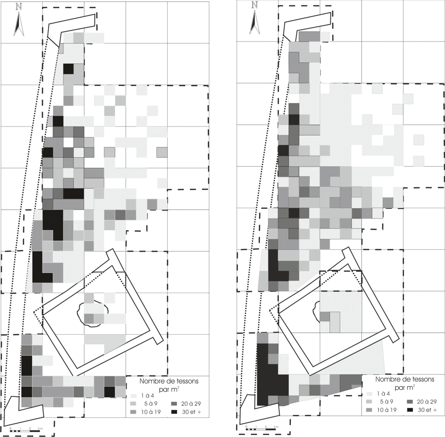 Répartition de la céramique