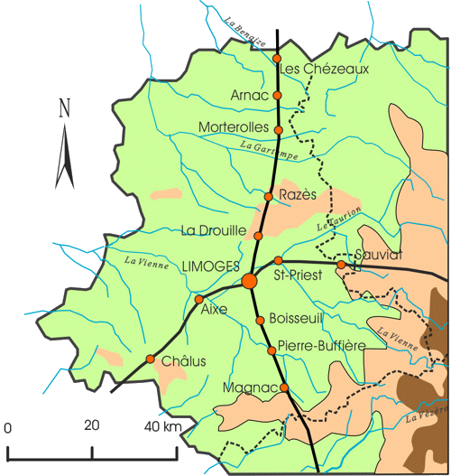 routes de poste 1632