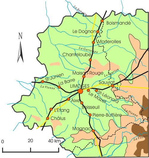 routes de poste 1632
